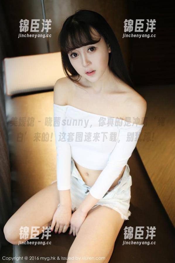 美媛馆 - 晓茜sunny，你真的是冲着‘纯白’来的！这套图速来下载，别犹豫！